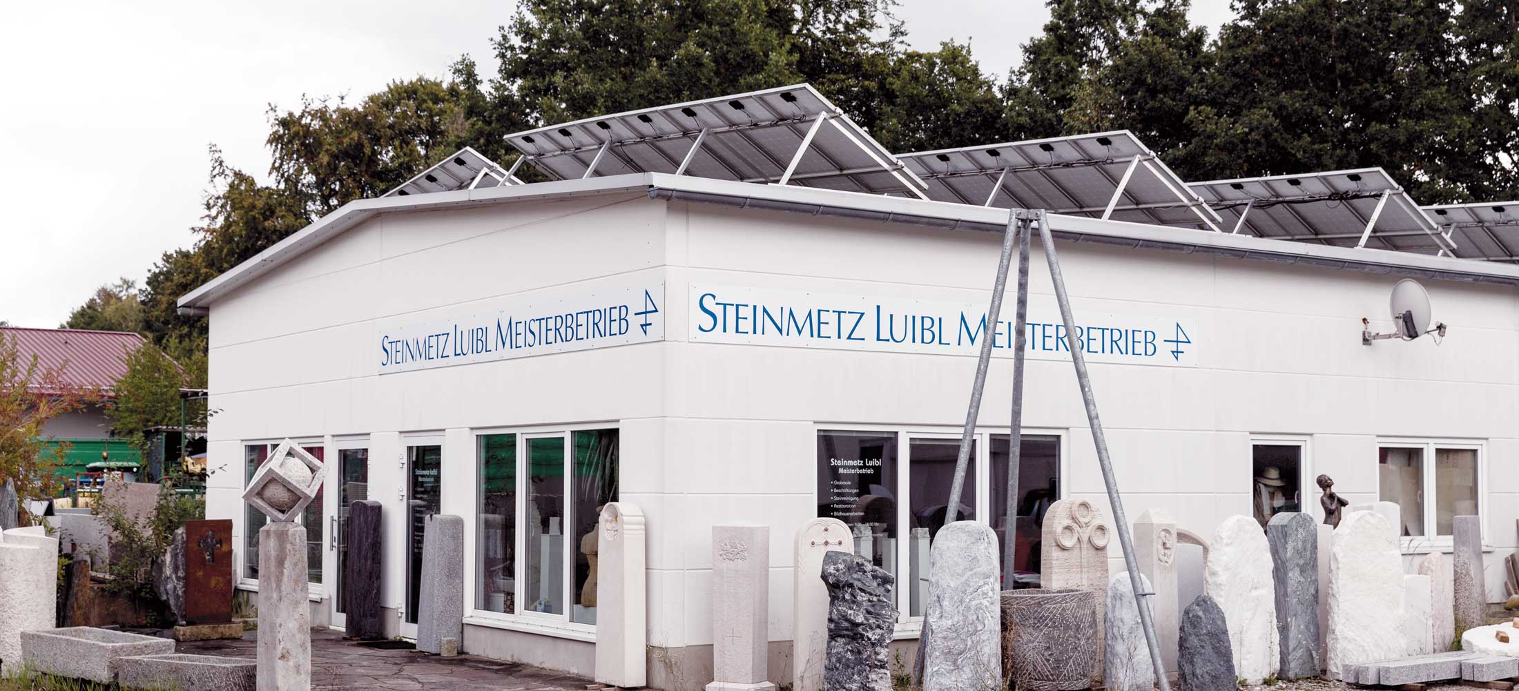Luibl Steinmetz Firmengebäude und Werkstatt
